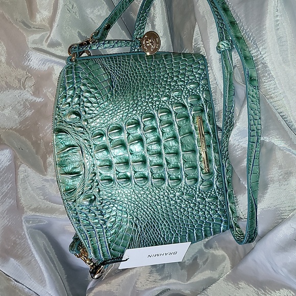 Brahmin Bags Brahmin Mini Duxbury Crossbody Seafoam Bnwt Poshmark